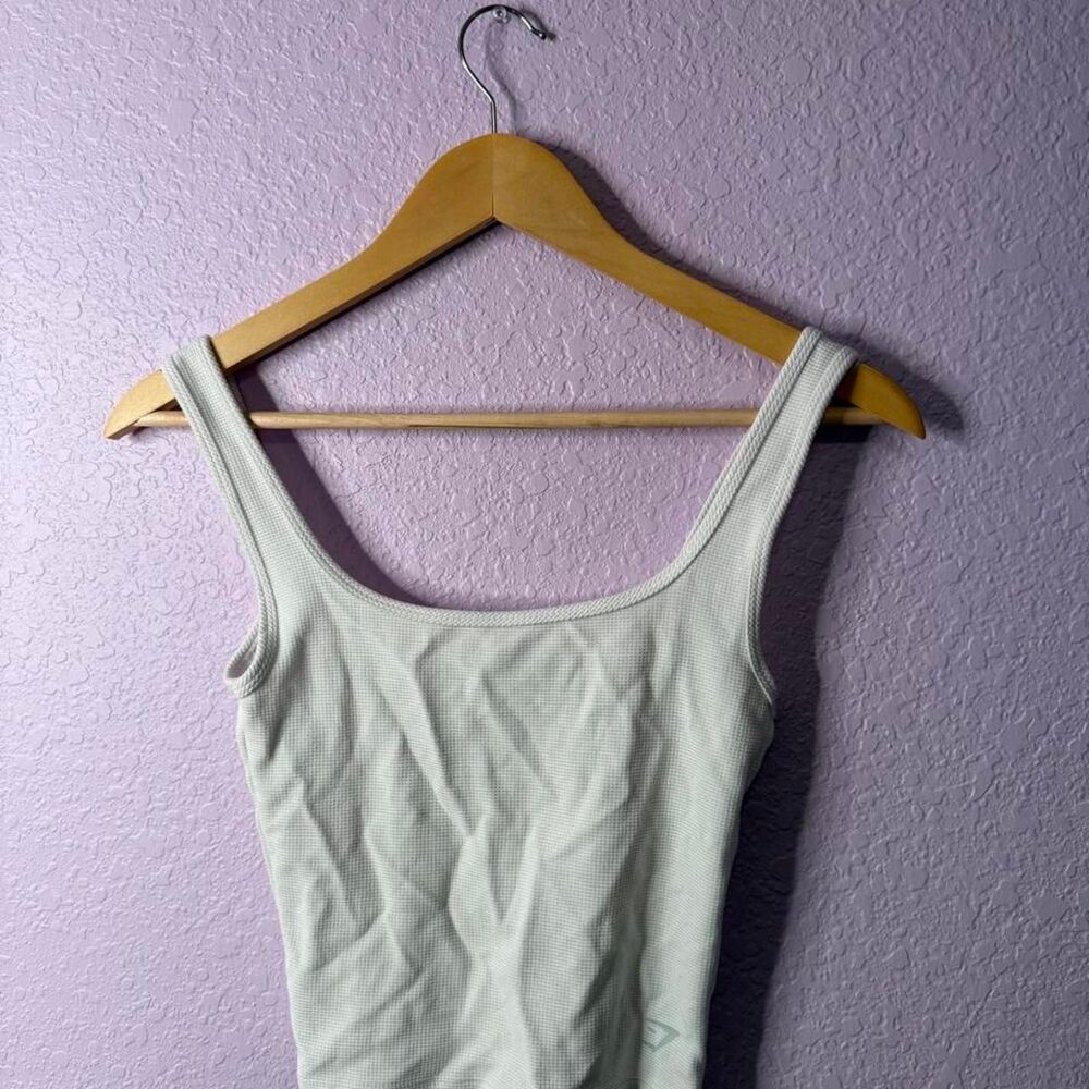 Gymshark Women's White and Cream Vest